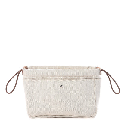 Hermes Canvas Barenia Fourbi 20 PM Pouch Naturel Fauve 1 of 8