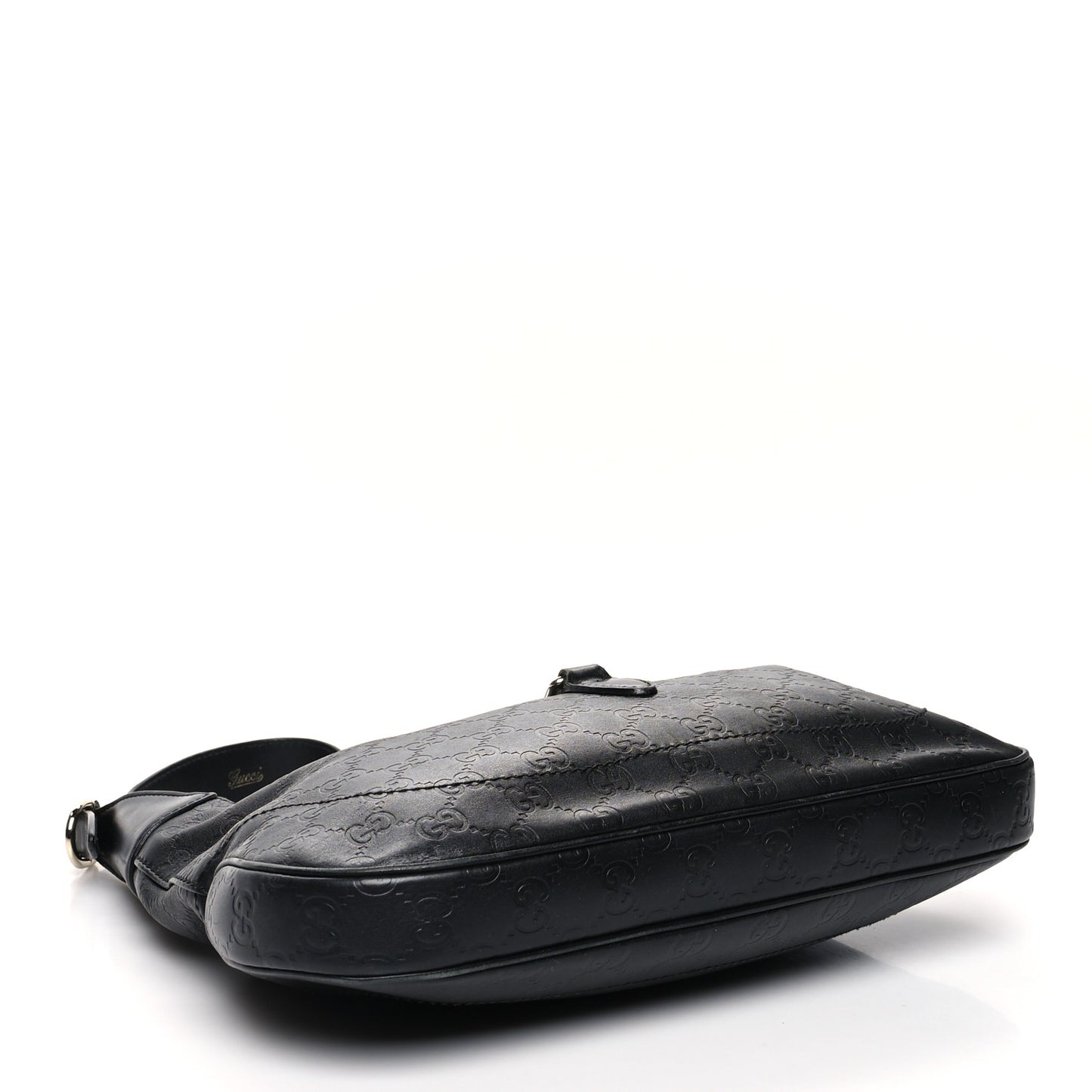 Guccissima Small Jackie O Hobo Black