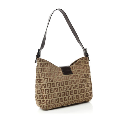 Fendi Zucchino Vitello Hobo Tobacco 3 of 16