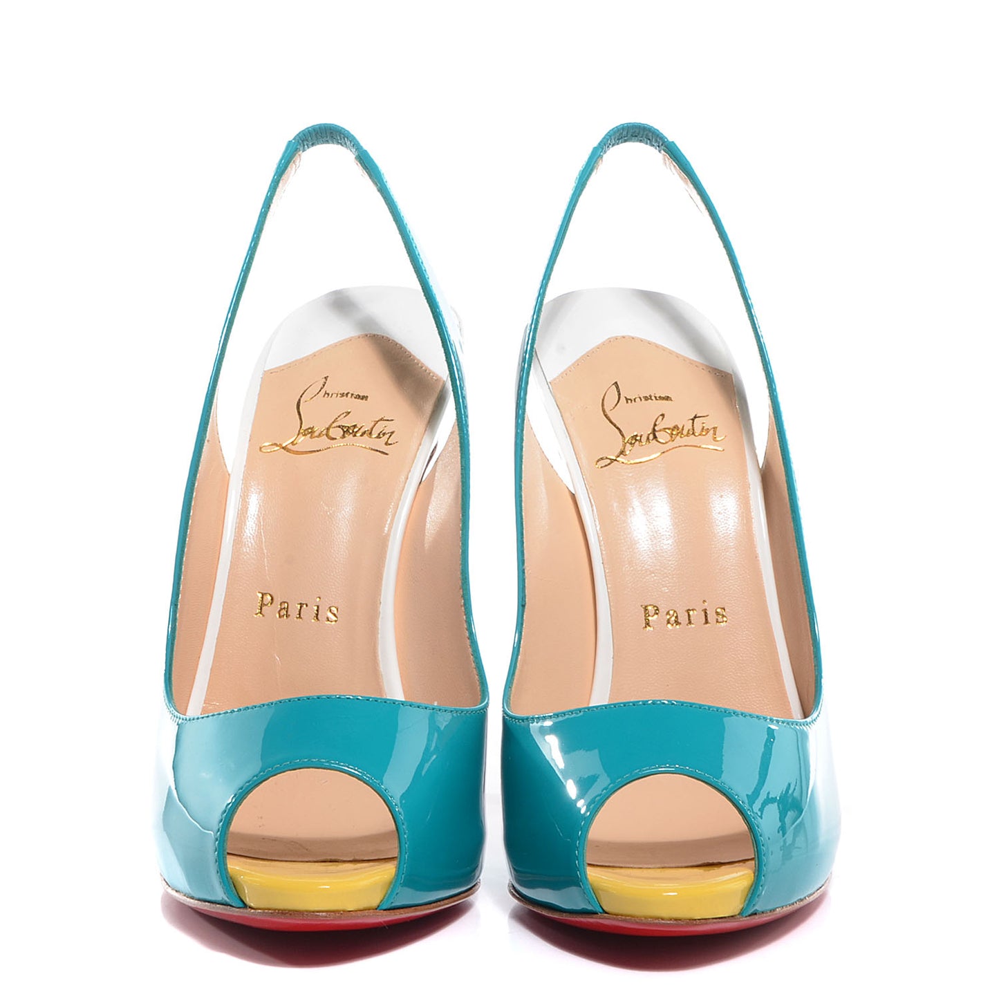 Patent Flo Sling 120 Pumps 36 Caraibes Canari