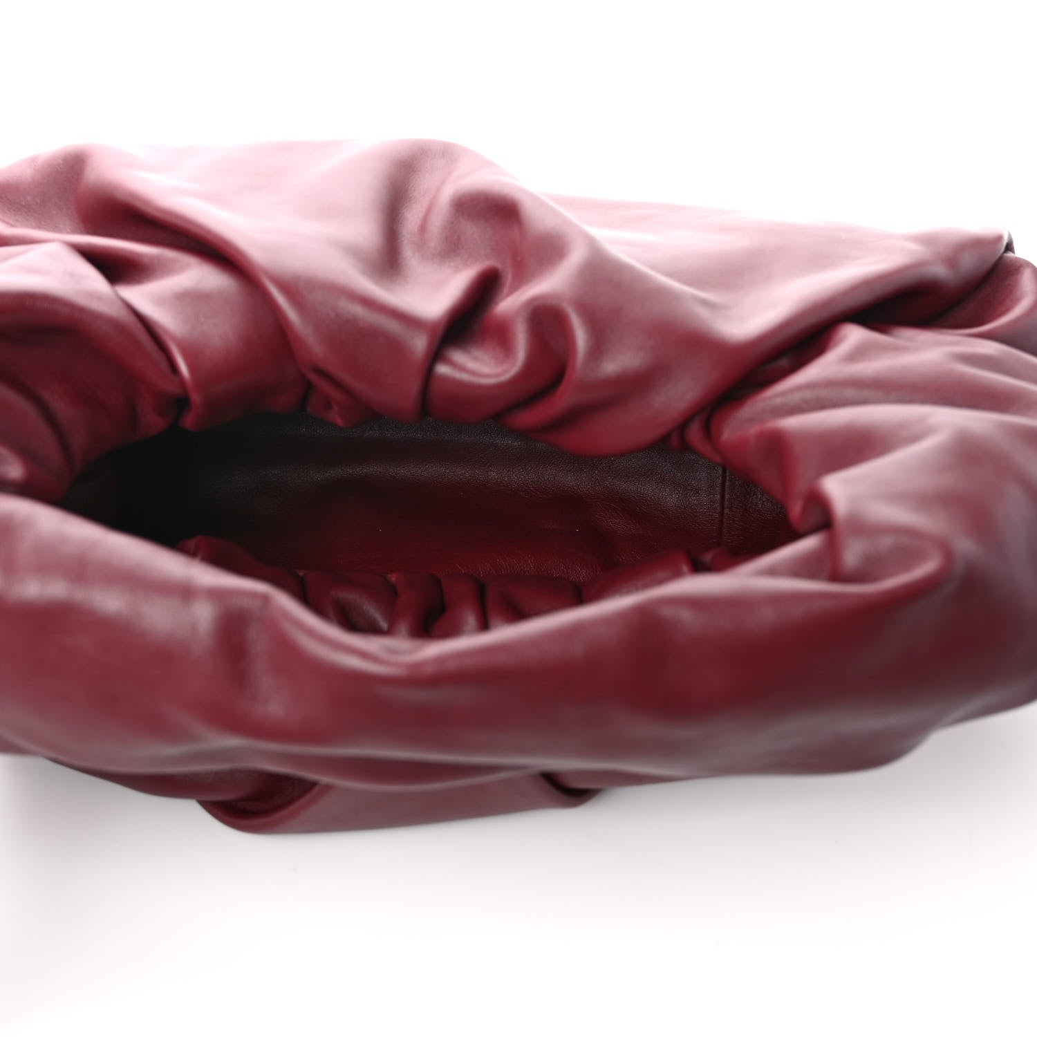 Bottega Veneta Smooth Butter Calfskin Small The Shoulder Pouch Dark Red 5 of 9