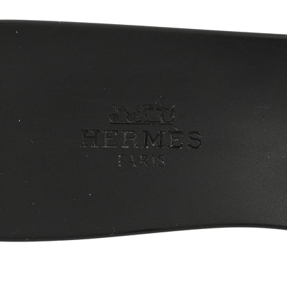 Hermes Rubber Aloha Sandals 35 Black 9 of 10
