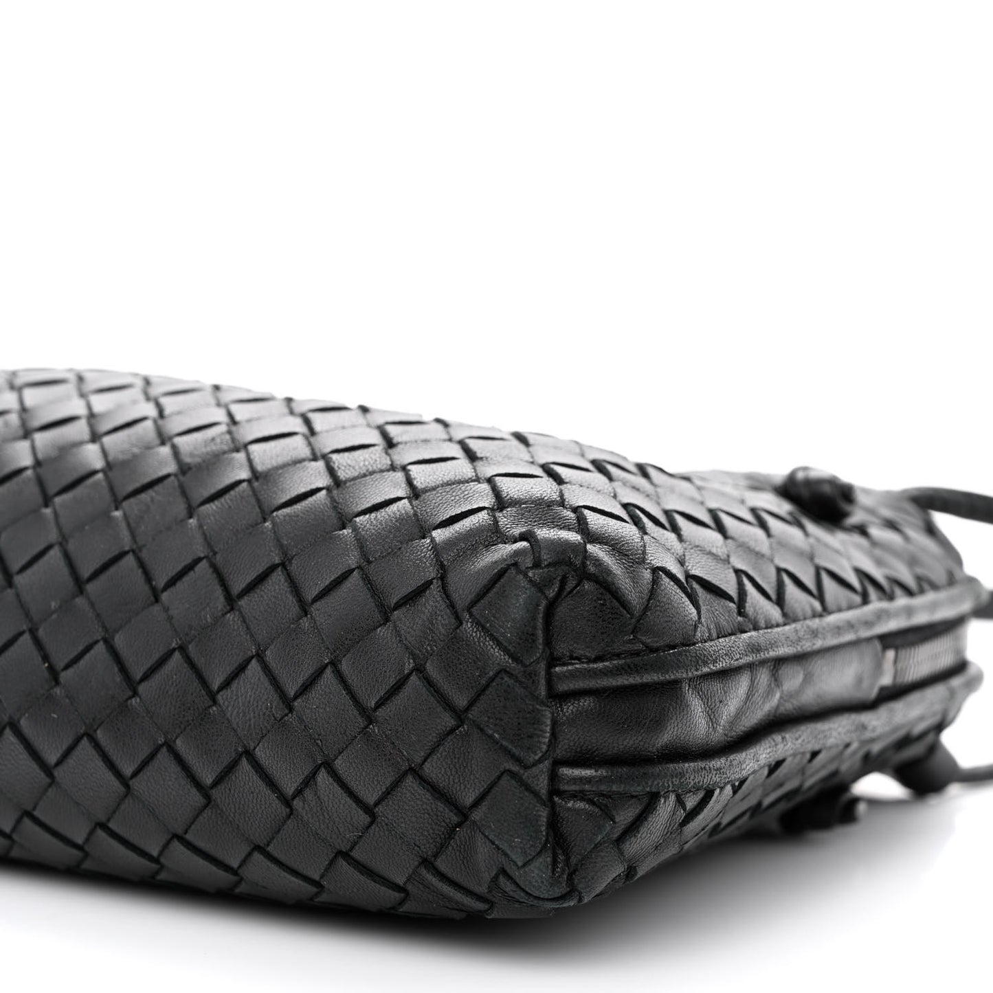 Nappa Intrecciato Nodini Bag Black