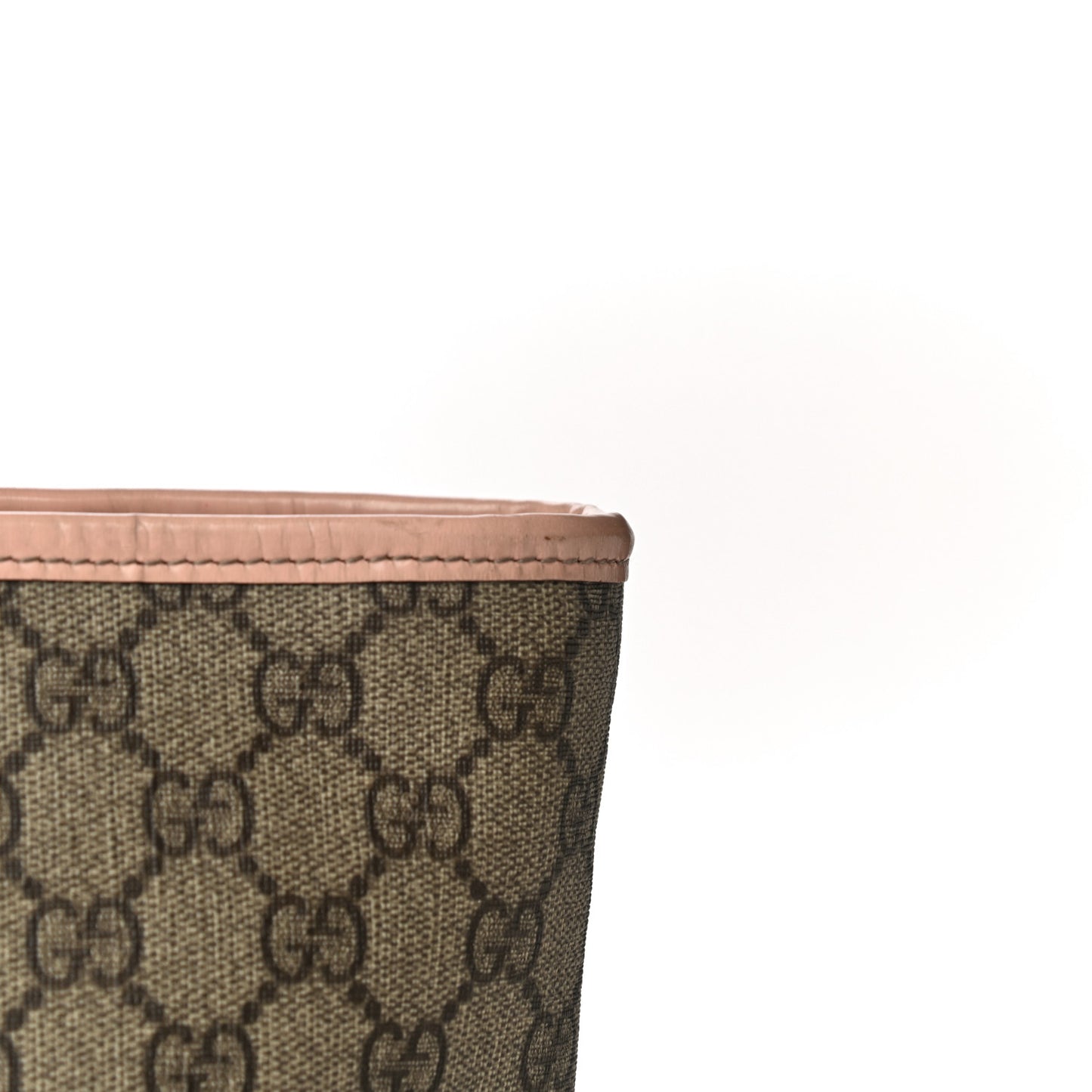 GG Supreme Monogram Medium Zippered Shopping Tote Pink