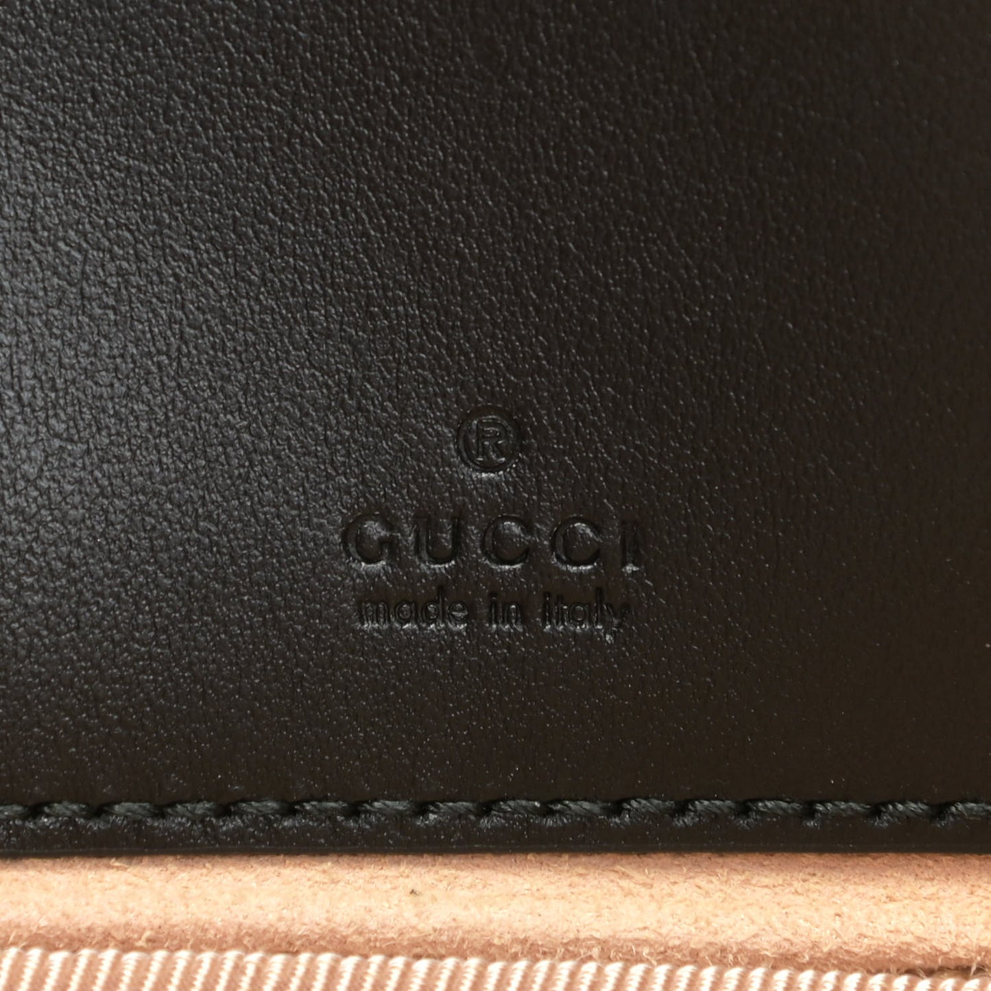 Calfskin Matelasse Mini GG Marmont Chain Crossbody Bag Black