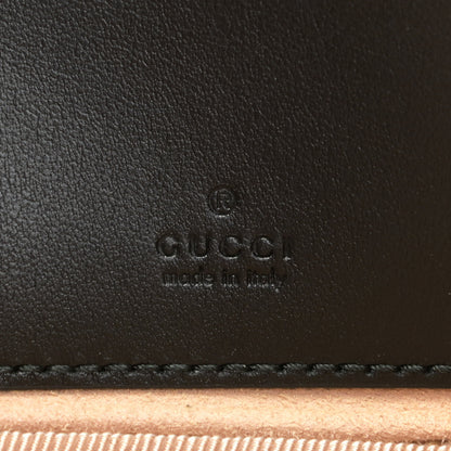 Gucci Calfskin Matelasse Mini GG Marmont Chain Crossbody Bag Black 8 of 9