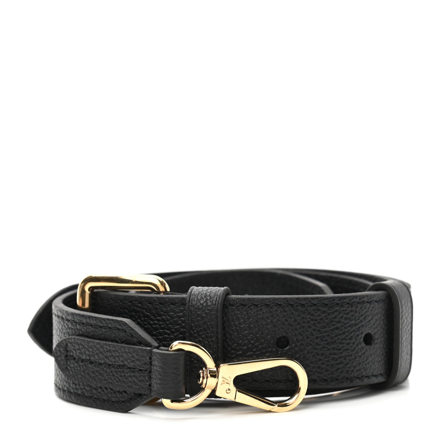 Louis Vuitton Taurillon Adjustable Shoulder Strap Black 1 of 4