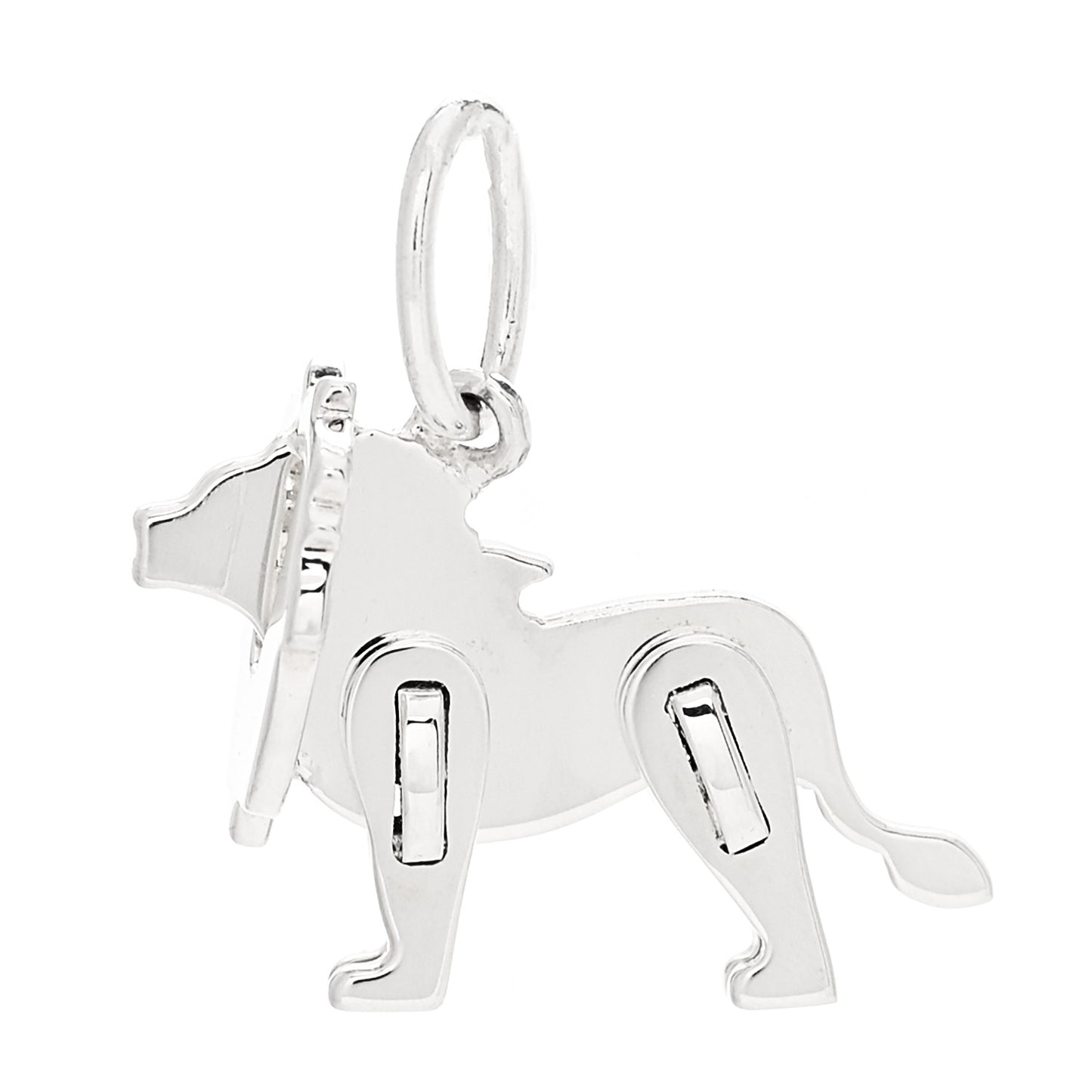 Sterling Silver Save The Wild Lion Charm