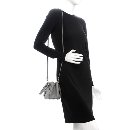 Prada Saffiano Mini Galleria Double Zip Tote Marmo 2 of 9