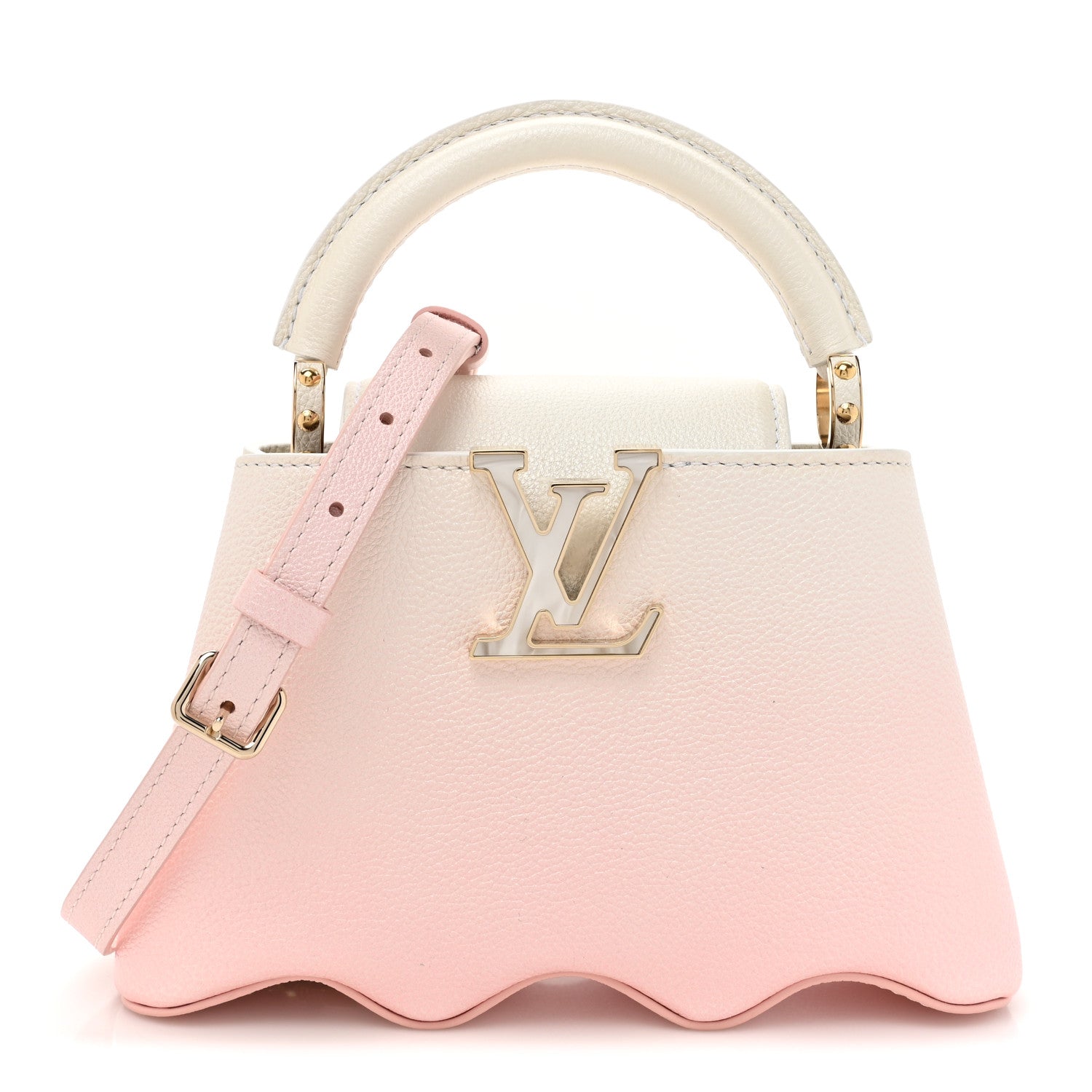 Louis Vuitton Taurillon Ombre Capucines Capushell Mini Shaded Pink ...