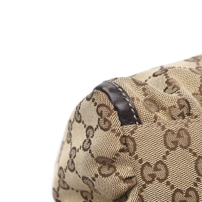 Gucci Monogram Medium D Gold Ring Hobo Dark Brown 9 of 13