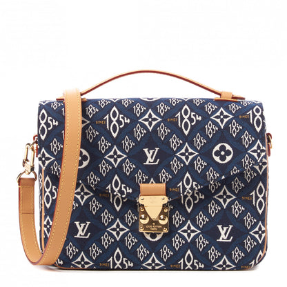 Louis Vuitton Jacquard Since 1854 Pochette Metis Blue 1 of 9