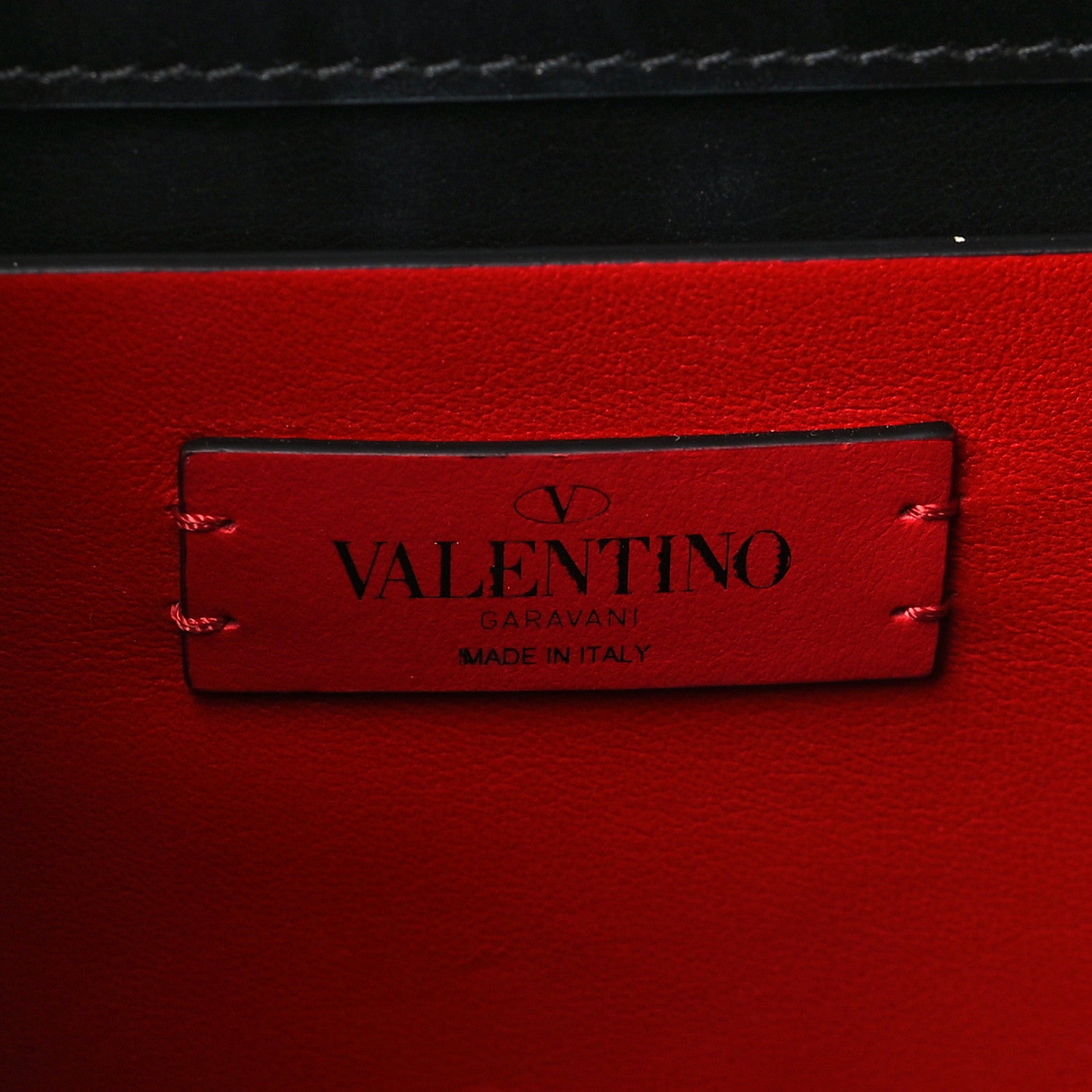 Valentino Garavani X UNDERCOVER Smooth Calfskin Rose Print VSling Shoulder Bag Black 6 of 9