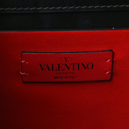 Valentino Garavani X UNDERCOVER Smooth Calfskin Rose Print VSling Shoulder Bag Black 6 of 9
