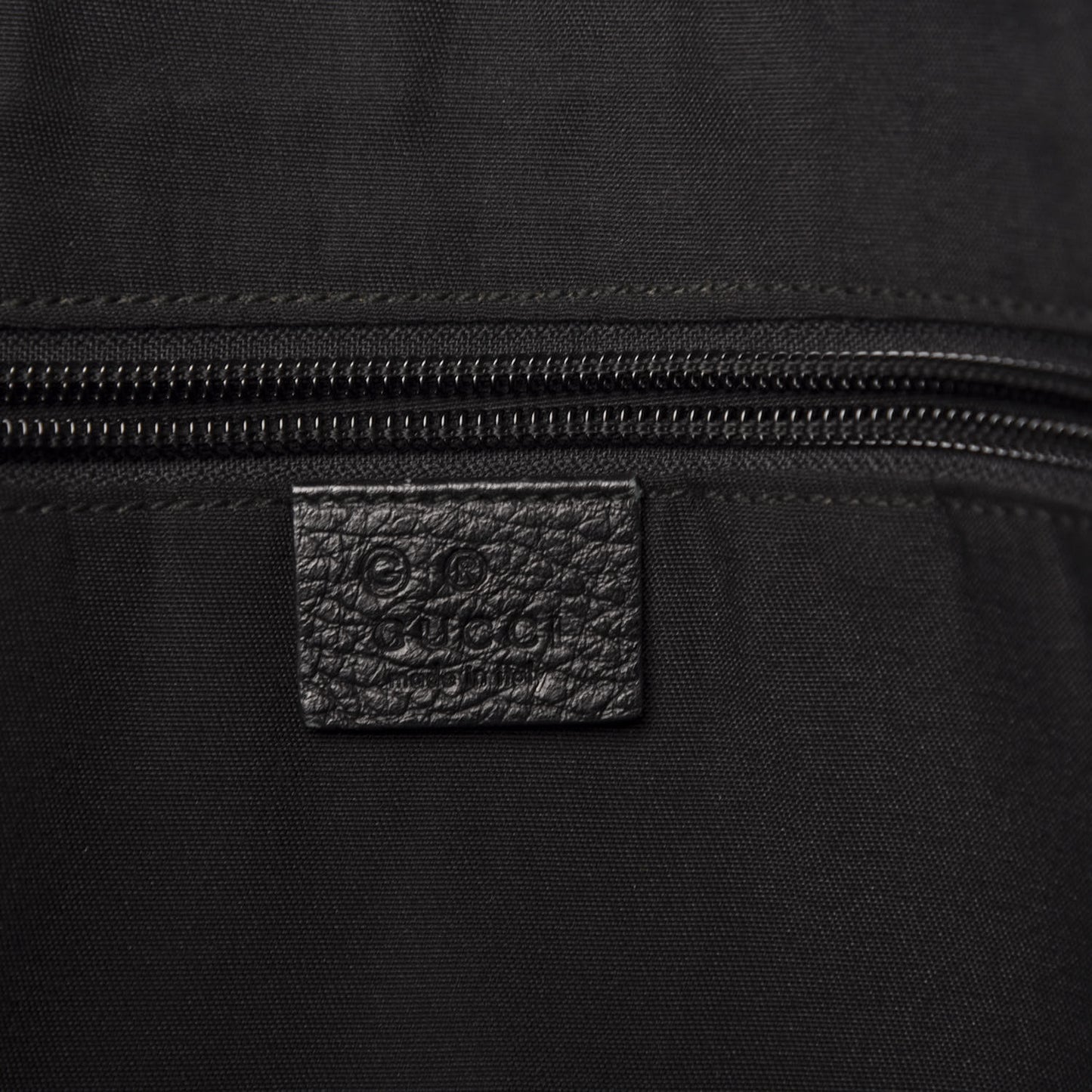 Denim Monogram Flat Messenger Bag Black