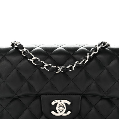 Chanel Lambskin Quilted Mini Rectangular Flap Black 7 of 14