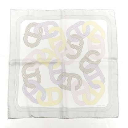 Hermes Silk Circuit 24 Faubourg Pocket Square Scarf 1 of 5