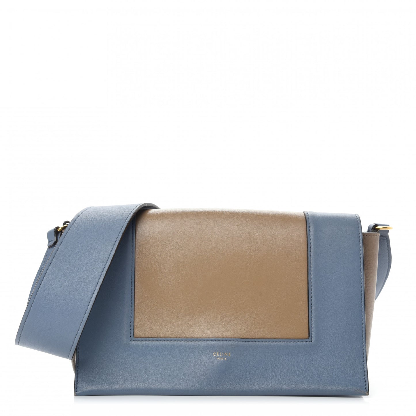 Shiny Smooth Calfskin Medium Frame Shoulder Bag