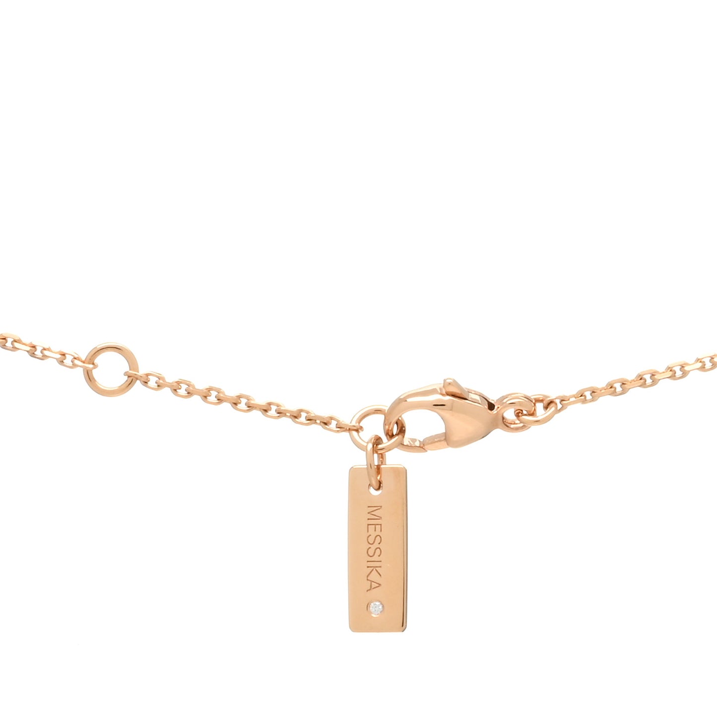 18K Rose Gold Diamond Move Uno Necklace