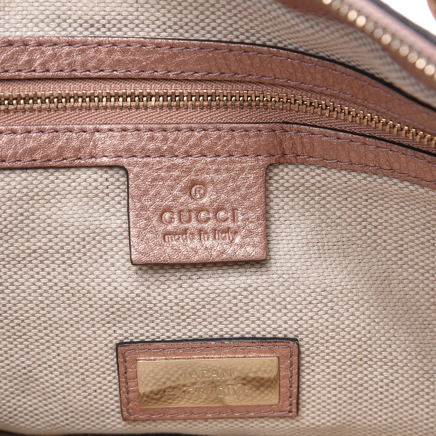 Metallic Cellarius Calfskin Small Soho Top Handle Satchel Pink