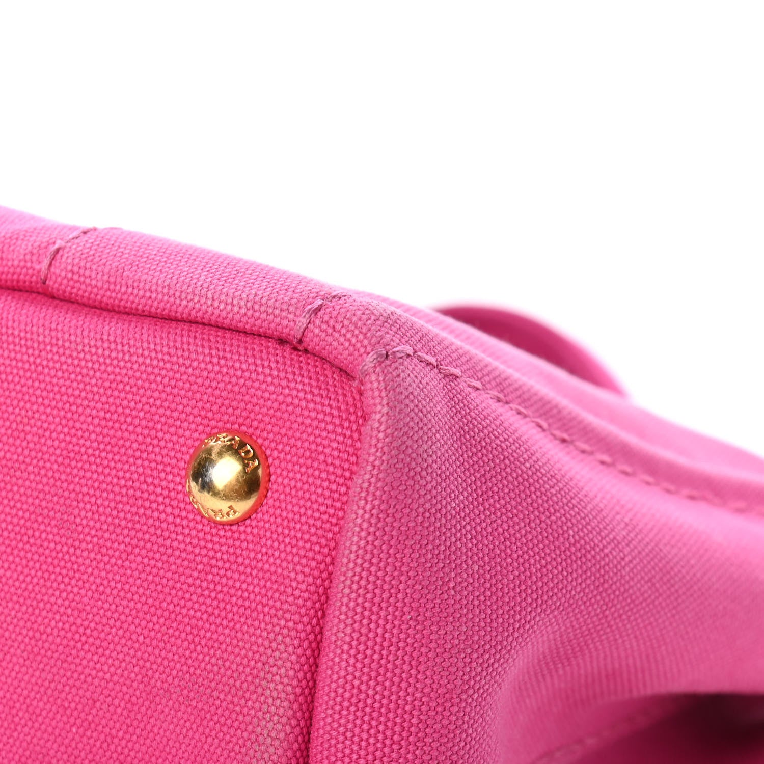 Prada Canapa Small Logo Tote Fuxia 10 of 16
