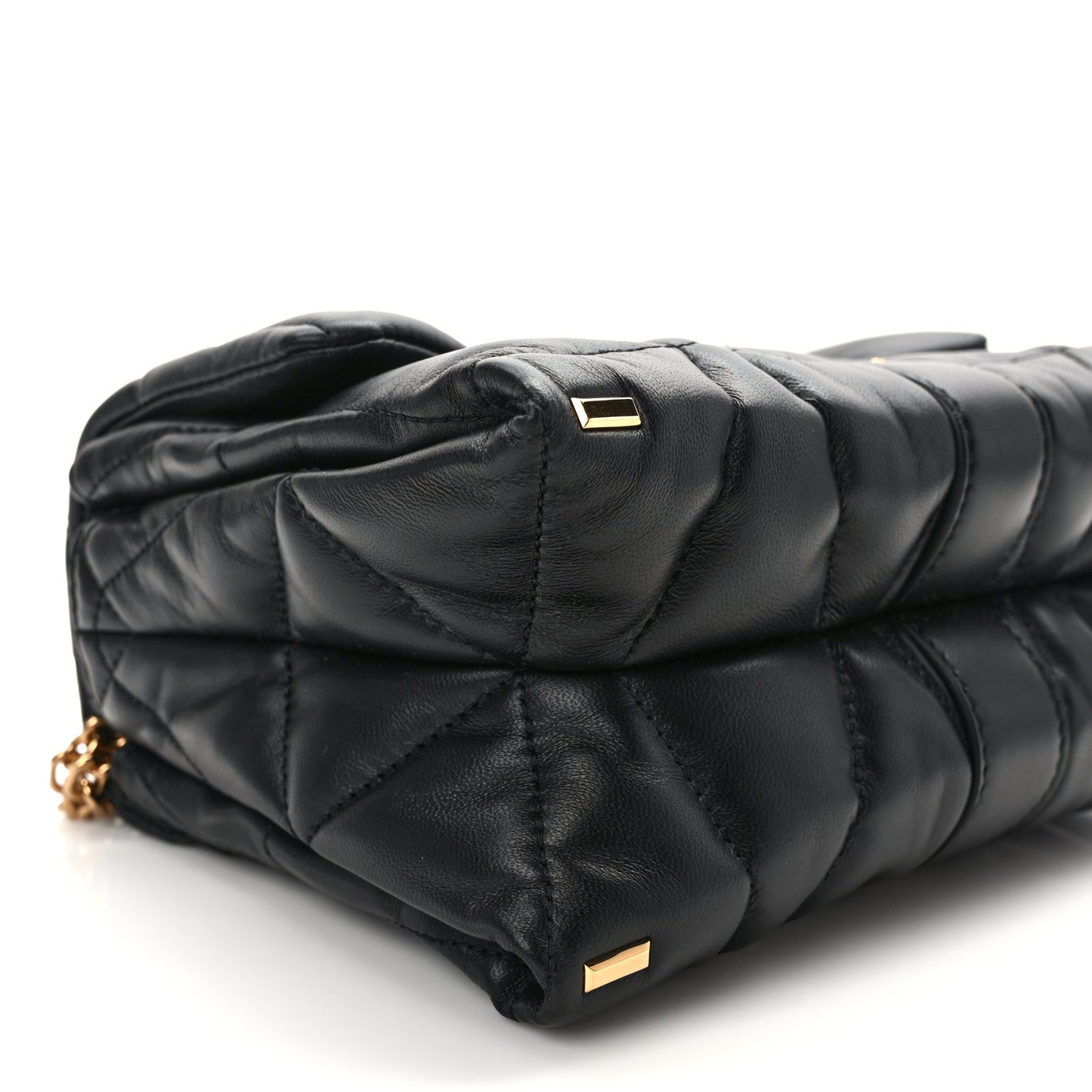 Nappa Quilted Kleio Shoulder Bag Black