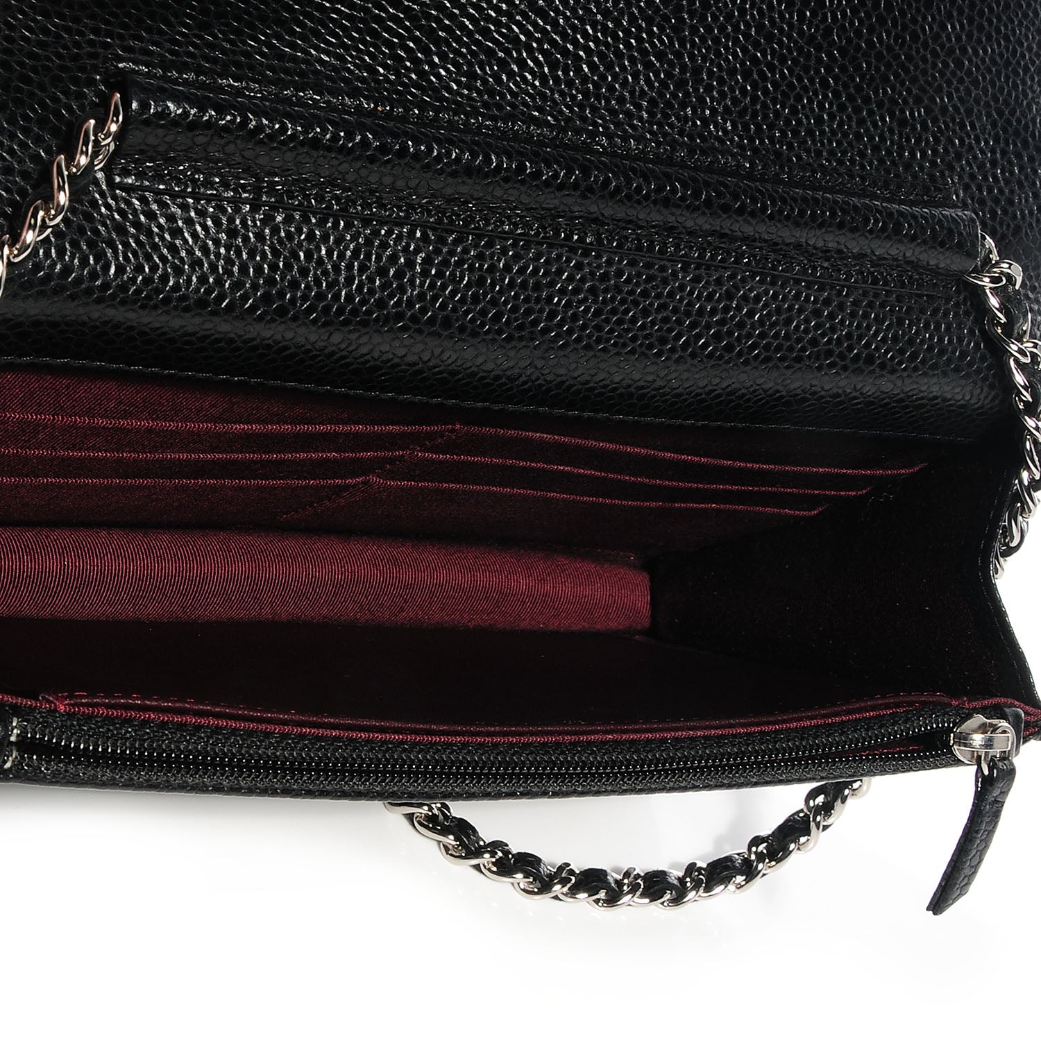 Chanel Caviar Quilted Wallet On Chain WOC Black 7 of 9
