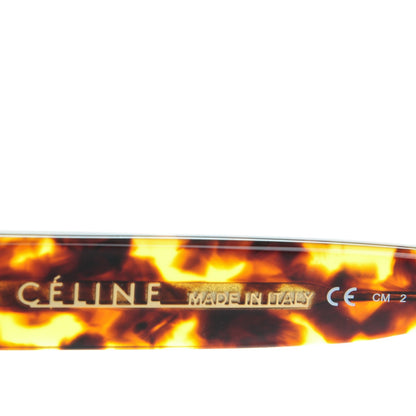 Celine Acetate Shadow Sunglasses CL 41026/S Tortoise Havana Blue 3 of 5