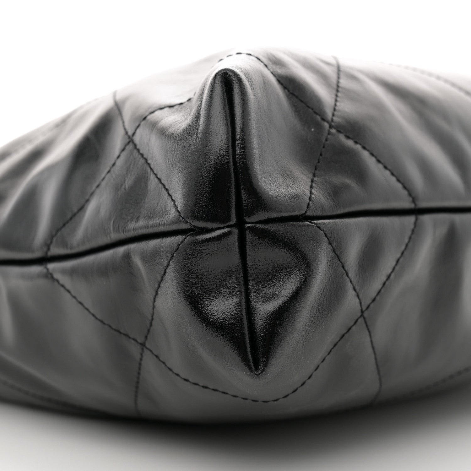 Chanel Shiny Calfskin Quilted Small Chanel 22 Black 10 of 11