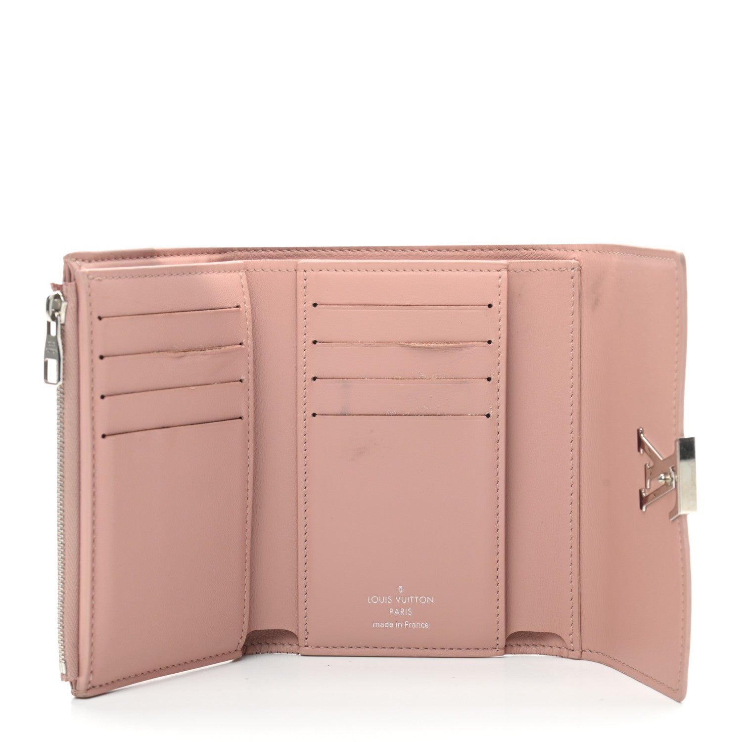 Louis Vuitton Taurillon Perforated Capucines Compact Wallet Magnolia 5 of 9