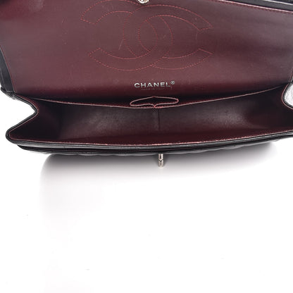 Chanel Lambskin Quilted Jumbo Double Flap Black 6 of 9