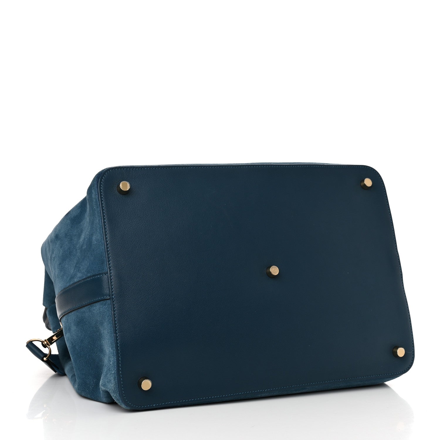 Hermes Veau Grizzly Swift Toolbox 33 Bleu Tempete 4 of 13