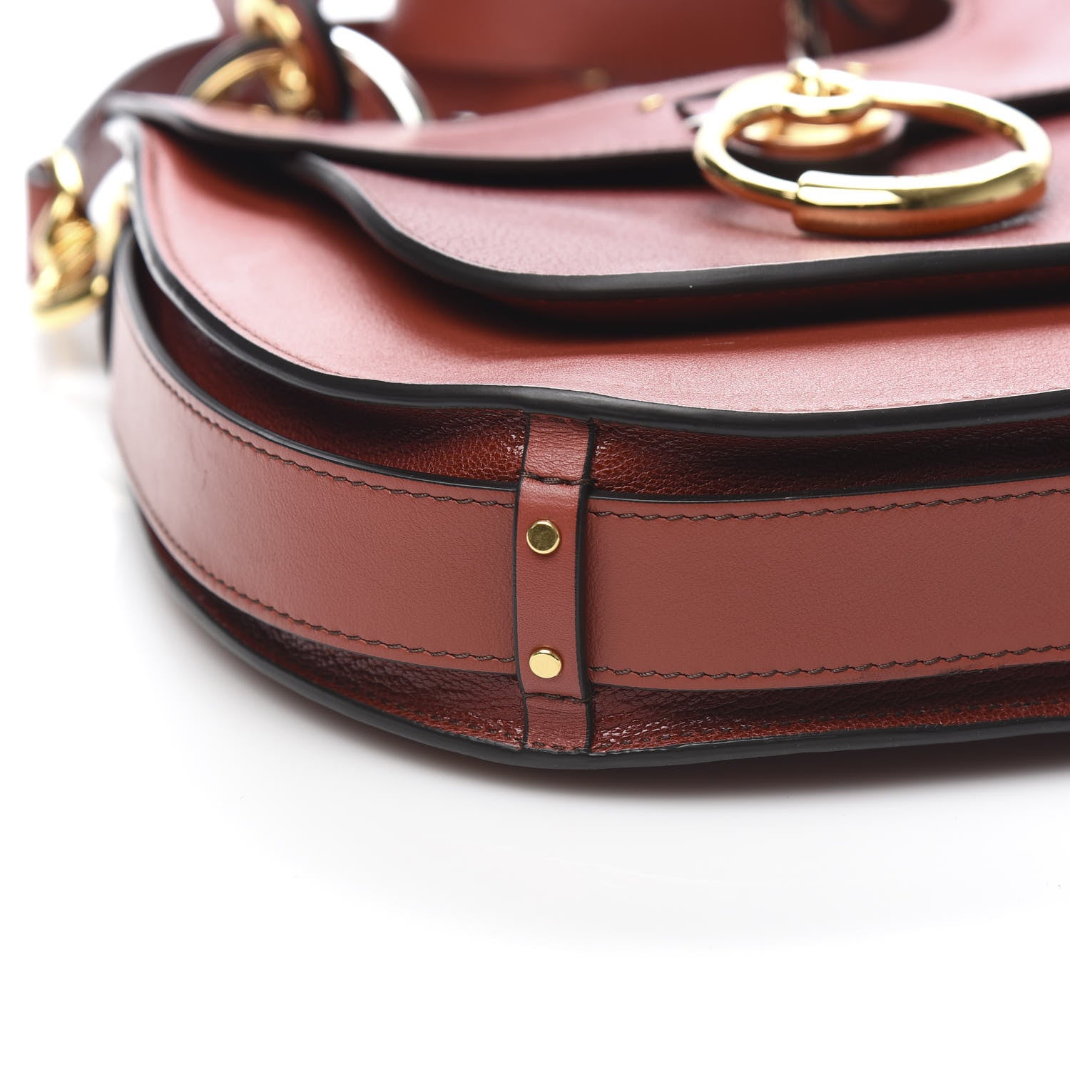 Chloe Calfskin Medium Tess Hobo Sienna Red 7 of 9