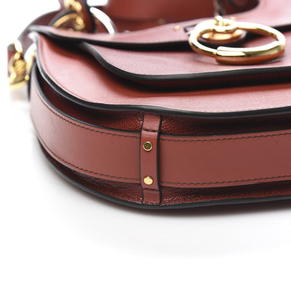 Chloe Calfskin Medium Tess Hobo Sienna Red 7 of 9