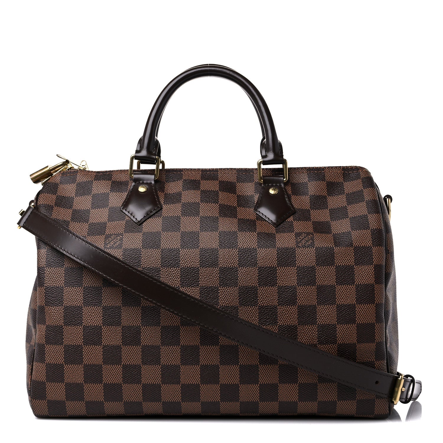 Louis Vuitton Damier Ebene Speedy Bandouliere 30 1 of 16