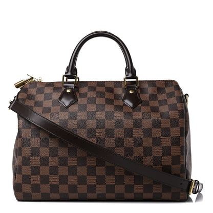 Louis Vuitton Damier Ebene Speedy Bandouliere 30 1 of 16