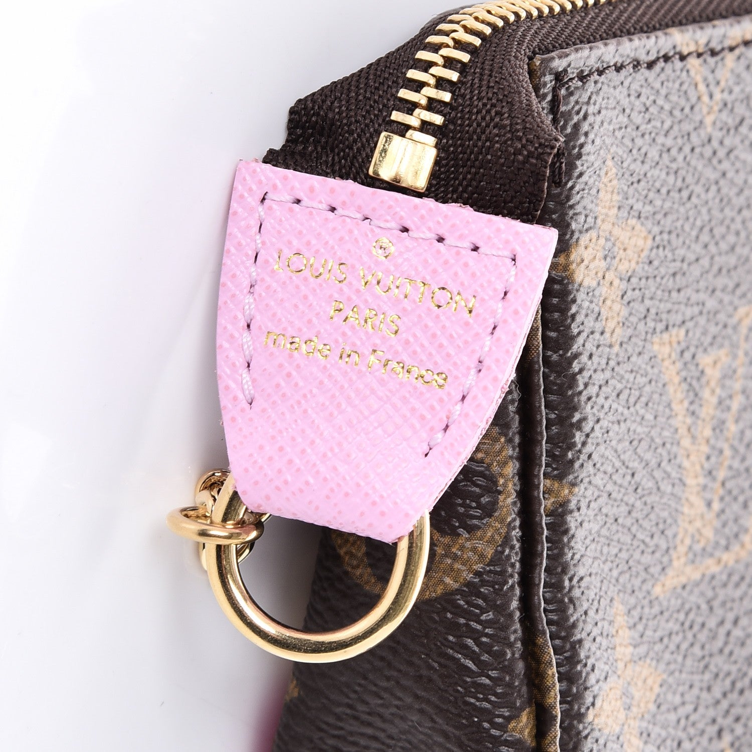 Louis Vuitton Monogram 2016 Christmas Animation Mini Pochette Accessories Rose Ballerine 6 of 8