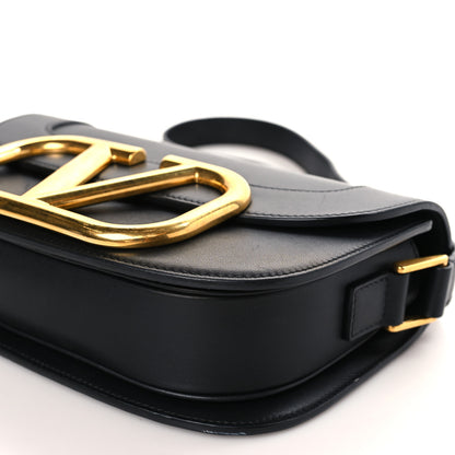 Valentino Garavani Smooth Calfskin Supervee Shoulder Bag Black 8 of 9