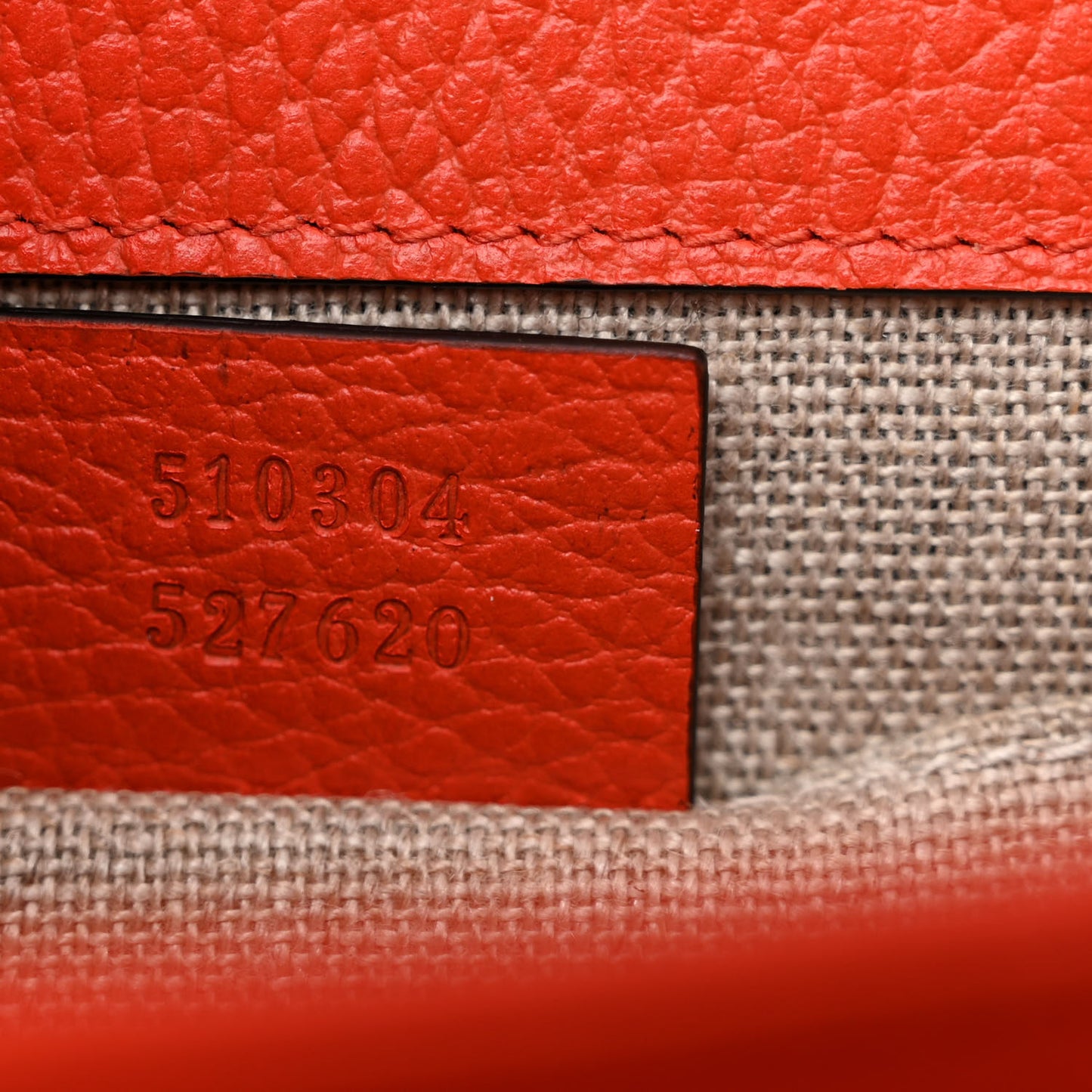 Dollar Calfskin Small Interlocking G Shoulder Bag Sun Orange