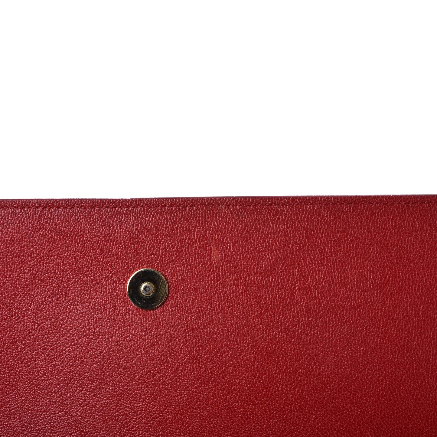 Goatskin Monogram Large Belle De Jour Clutch Red