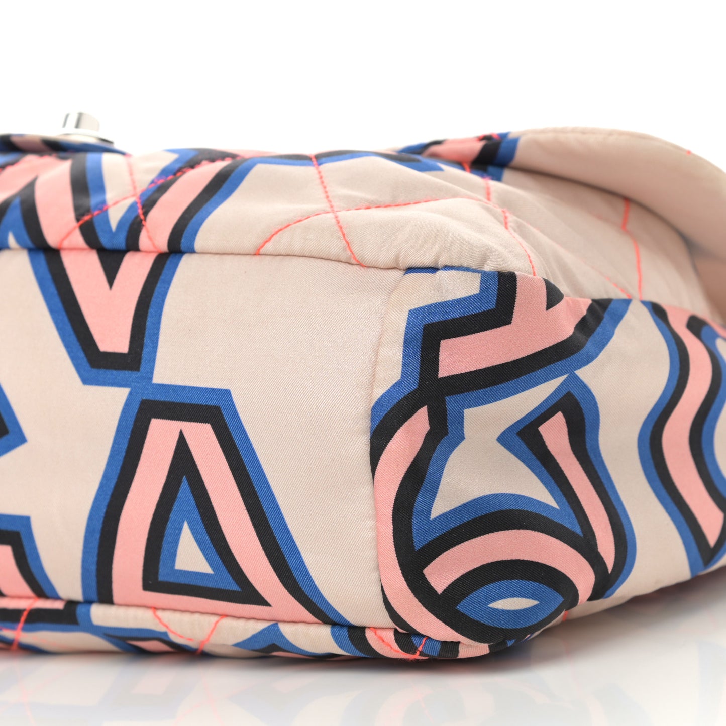 Nylon Printed Maxi Flap Multicolor