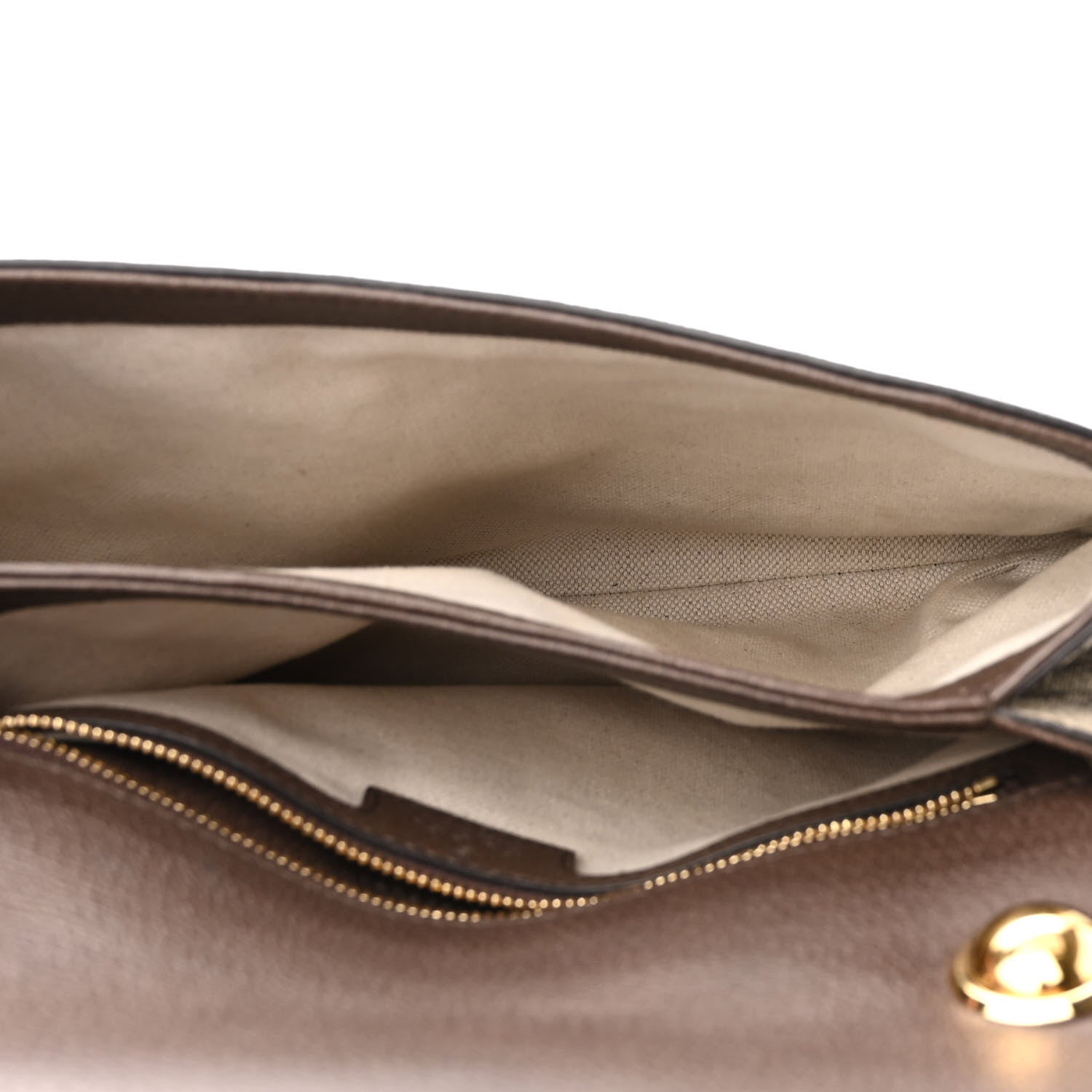 Gucci GG Supreme Monogram Textured Dollar Calfskin Medium Blondie Shoulder Flap Bag Beige Ebony New Acero 5 of 9