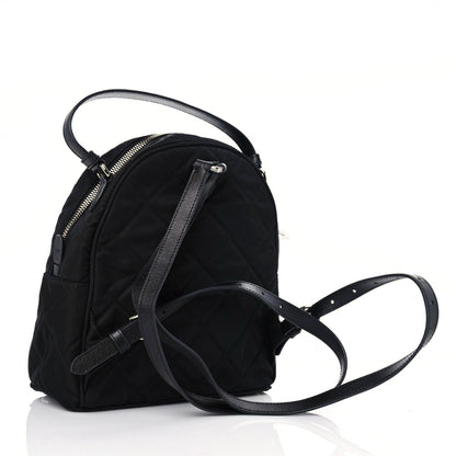 Prada Nylon Tessuto Impuntu Quilted Backpack Black 3 of 8