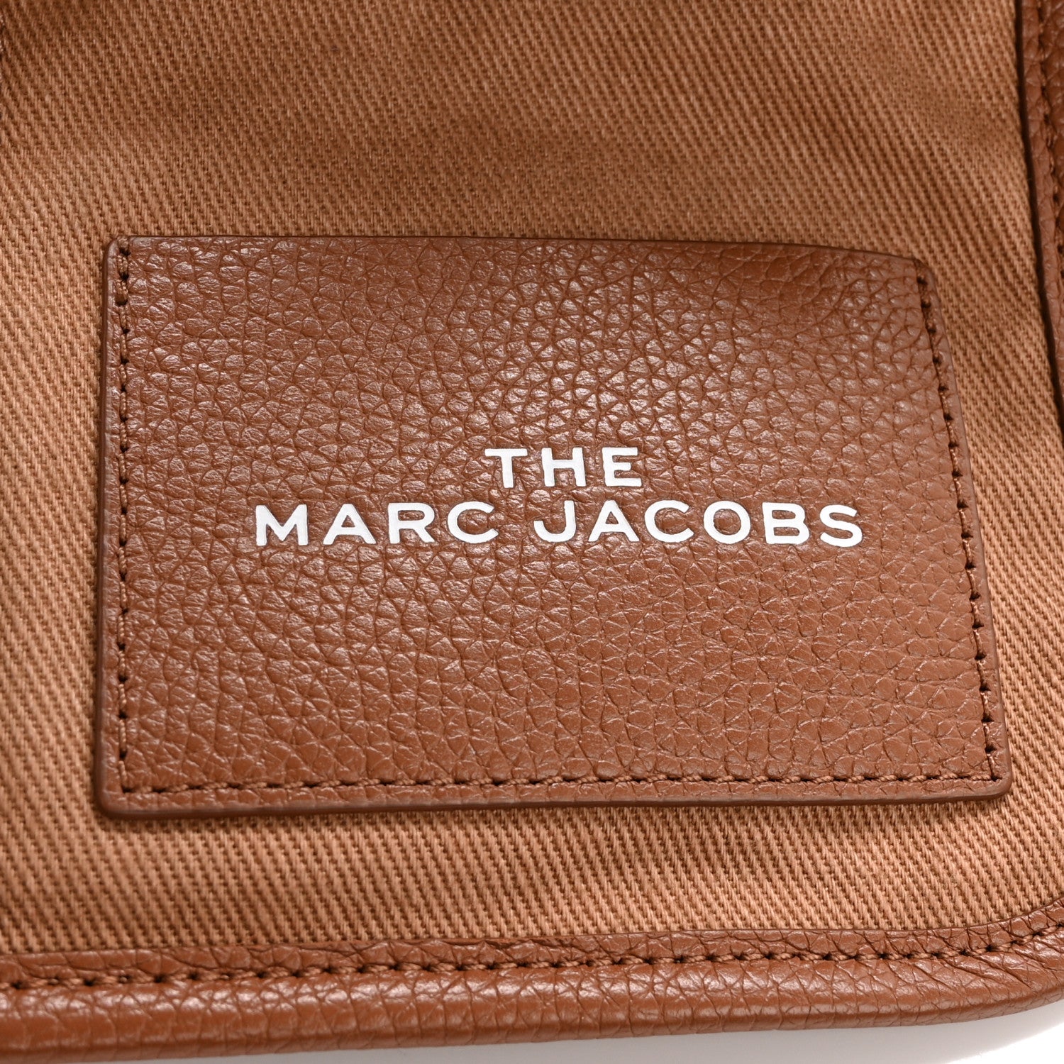 Marc Jacobs Grained Calfskin Medium The Tote Bag Argan Oil 6 of 17