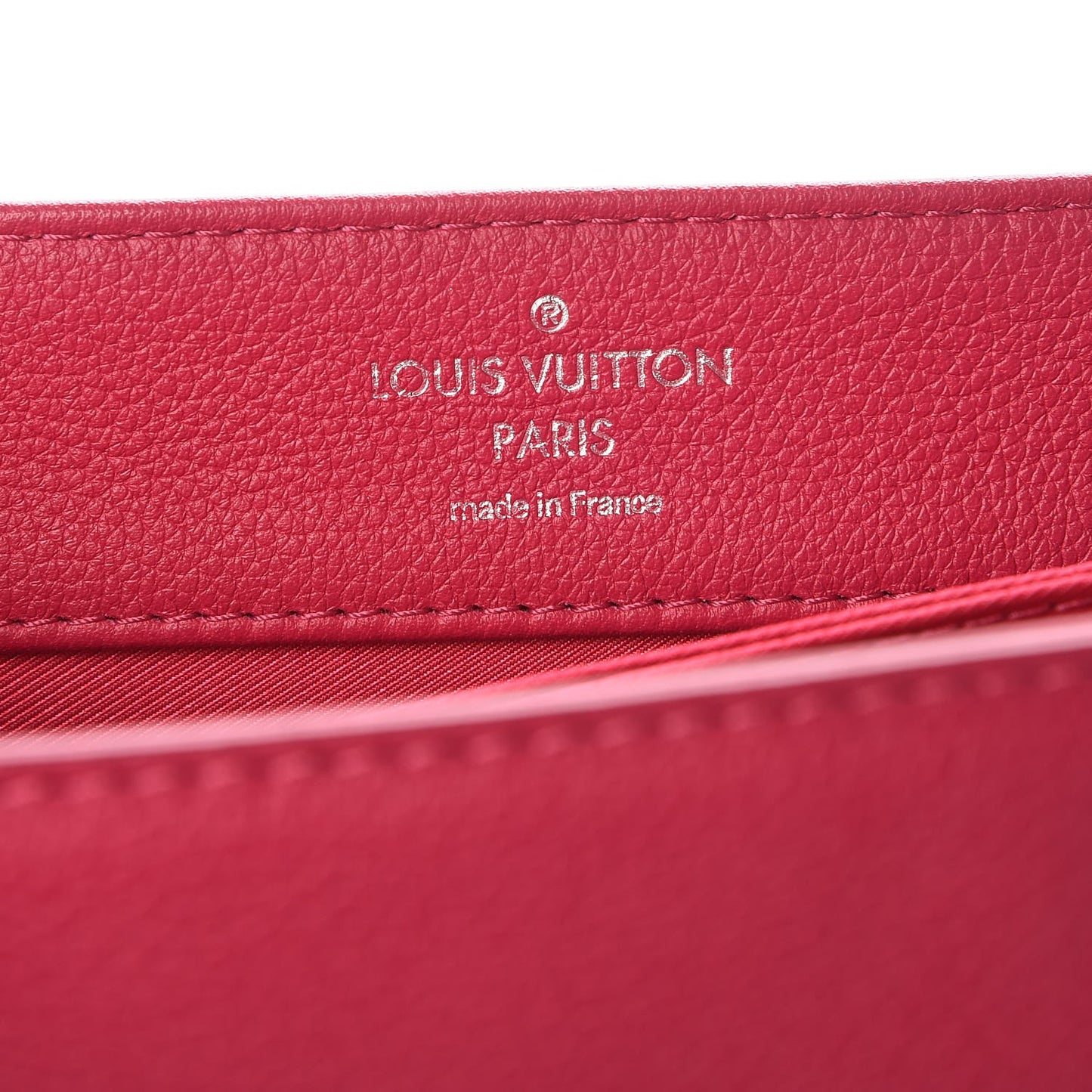 Calfskin Lockme II Top Handle Grenat Dahlia