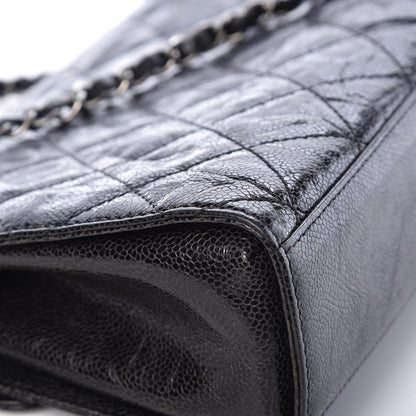 Chanel Crumpled Grained Calfskin Medium CC Crave Flap Black 13 of 15