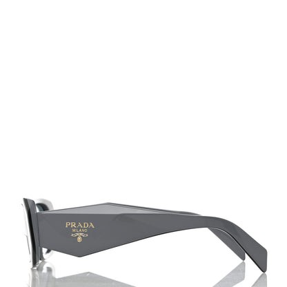 Prada Acetate Symbole Sunglasses SPR 17W Dark Grey 3 of 8