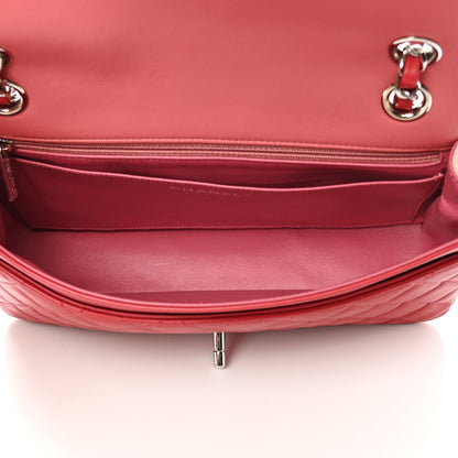 Chanel Lambskin Quilted Tri-Color Medium Valentine Charms Single Flap Pink 5 of 11