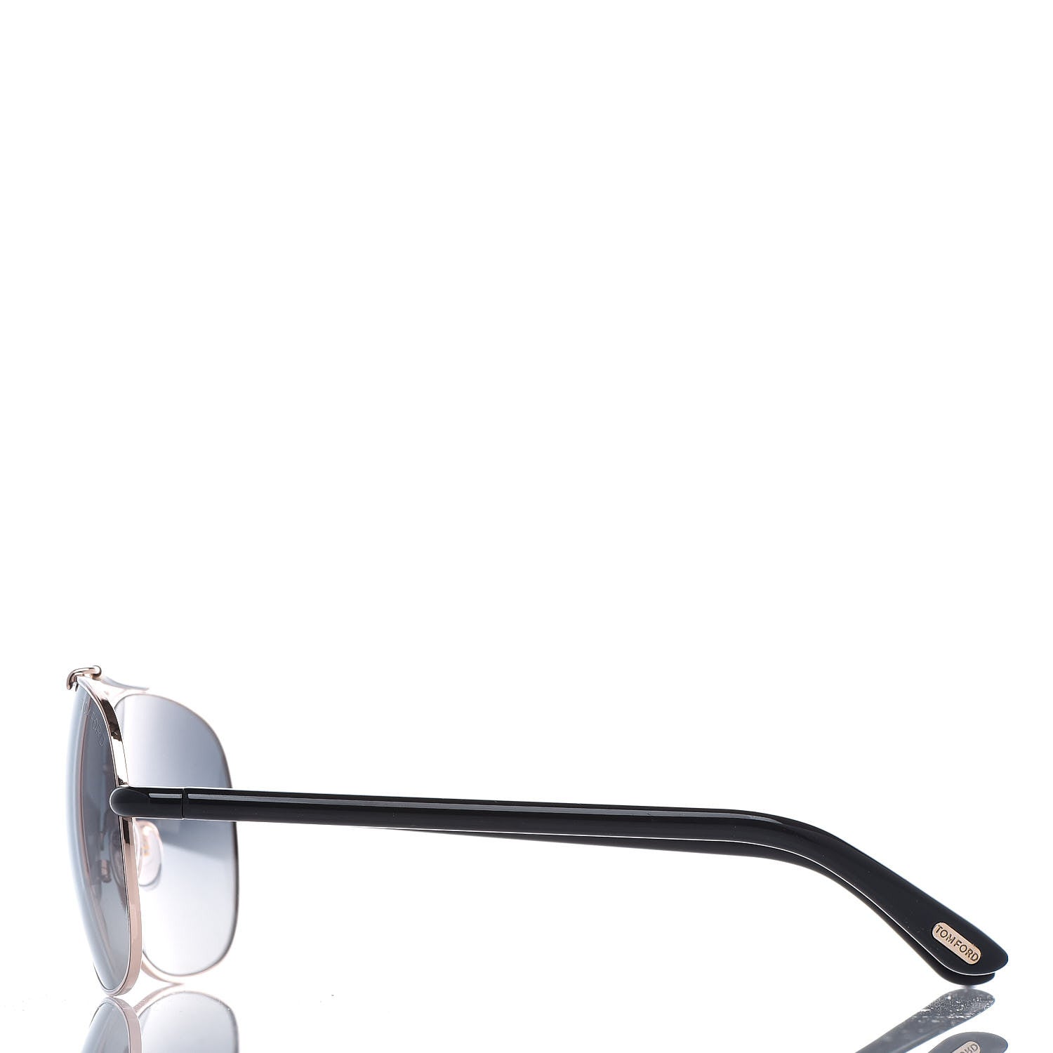 Tom Ford Adrian Aviator Sunglasses TF243 Rose Gold Black 2 of 9