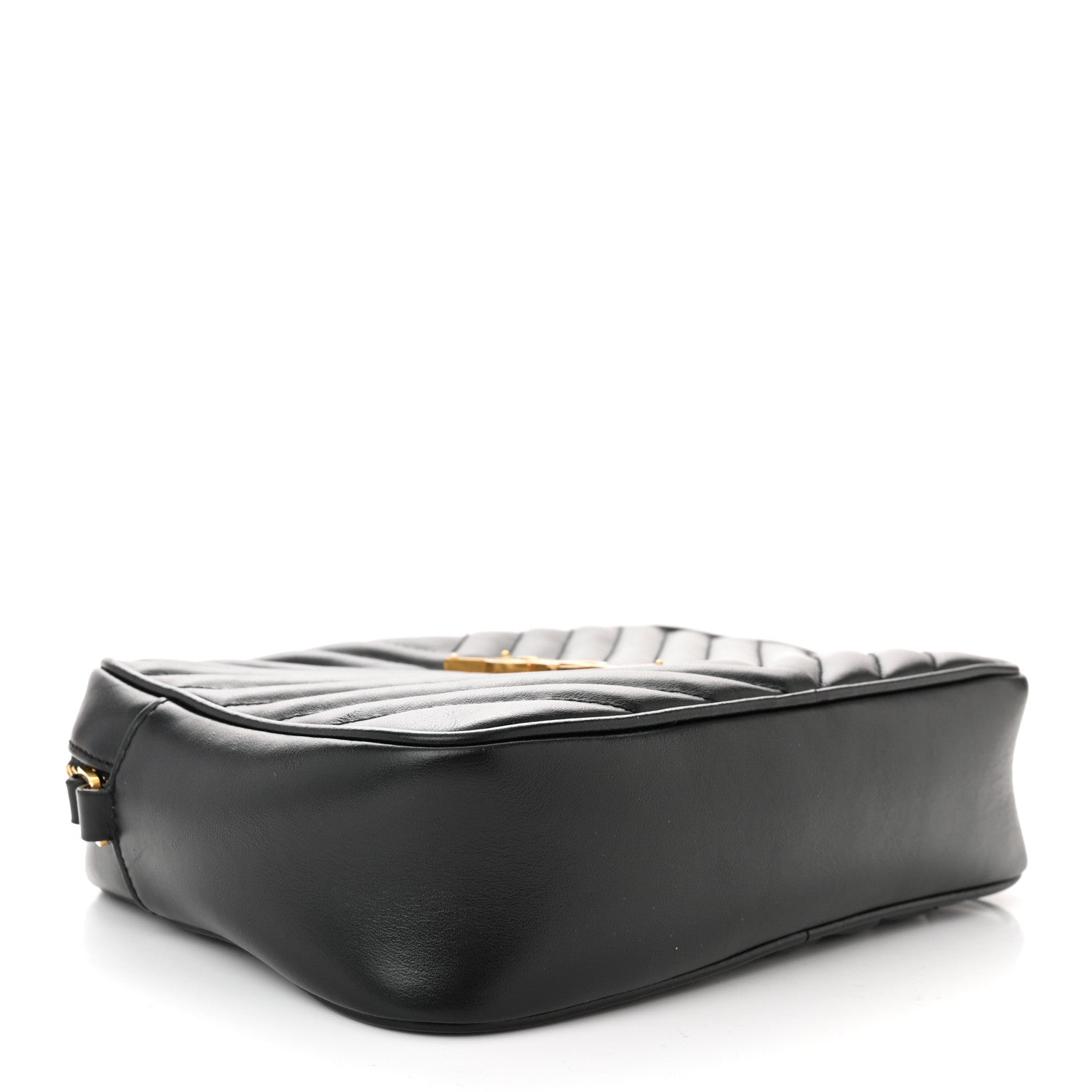 Saint Laurent SAINT LAURENT Calfskin Matelasse Monogram Lou Camera Bag Black 4 of 11